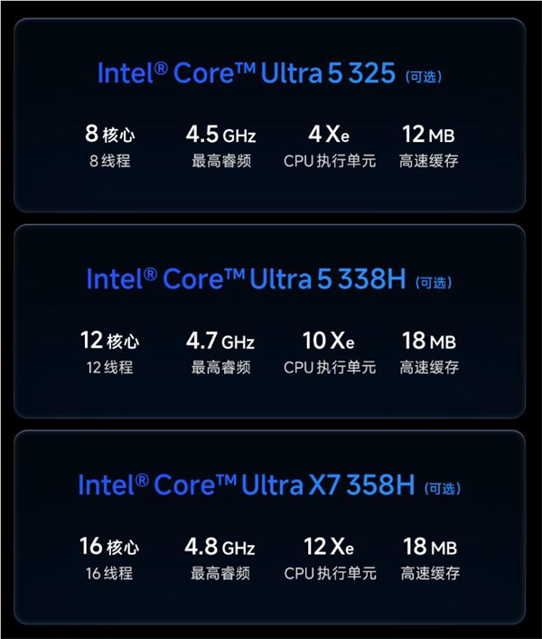 REDMI Book Pro 2026发布 6999元起至高Ultra X7 358H 99Wh巨无霸电池插图1