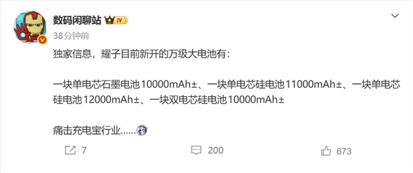 荣耀12000mAh超大电池来袭 打破手机续航极限引领行业变革插图1