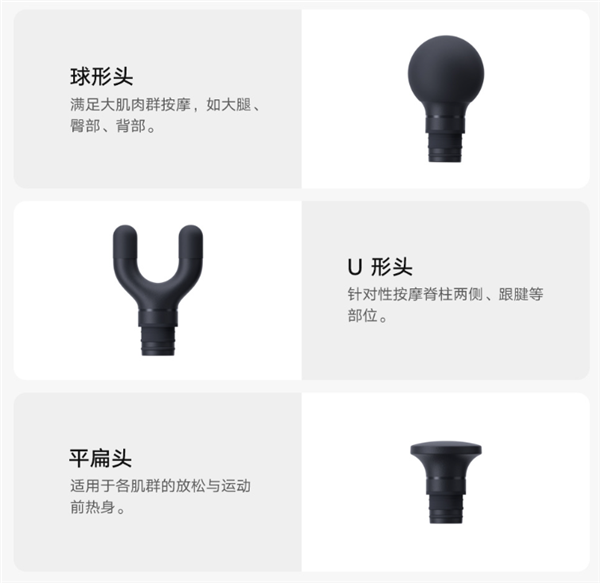 米家长柄筋膜枪3 299元众筹价 智能按摩深度6mm 解决背部按摩难题插图3