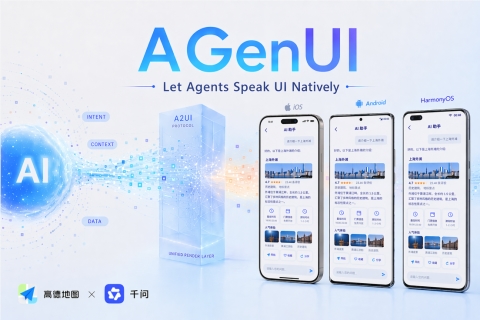 高德联合阿里千问开源AGenUI实现跨平台生成式UI交互插图1