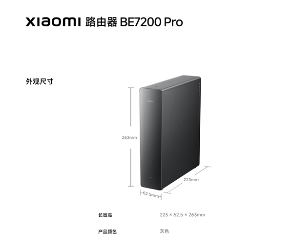 小米路由器BE7200 Pro首销883元 Wi-Fi 7全2.5GE网口省去网关烦恼插图3