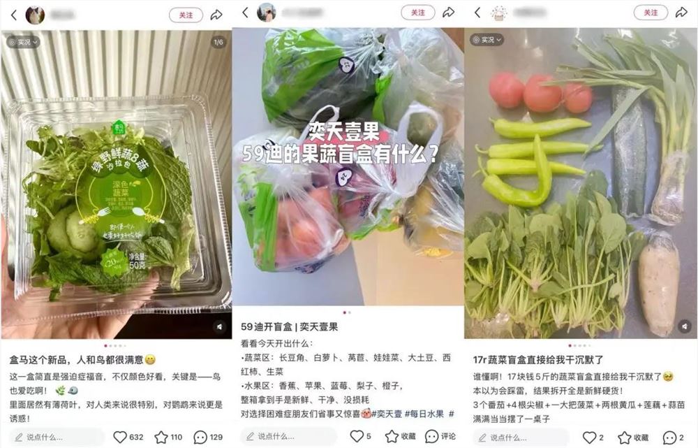蔬菜盲盒引爆社交分享，生鲜电商如何用不确定性撬动用户复购插图1