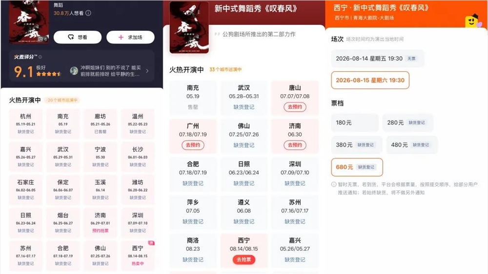 30天播放超9亿全男舞剧《叹春风》引爆女性情绪消费市场插图1