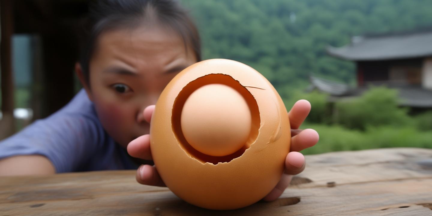 山东女子吃鸡蛋惊现“蛋中蛋”自家鸡下的蛋 奇特现象引发关注