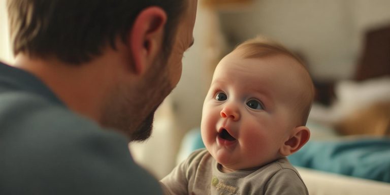 47天婴儿与父亲对话惊人回应 专家称日常交流助语言发育