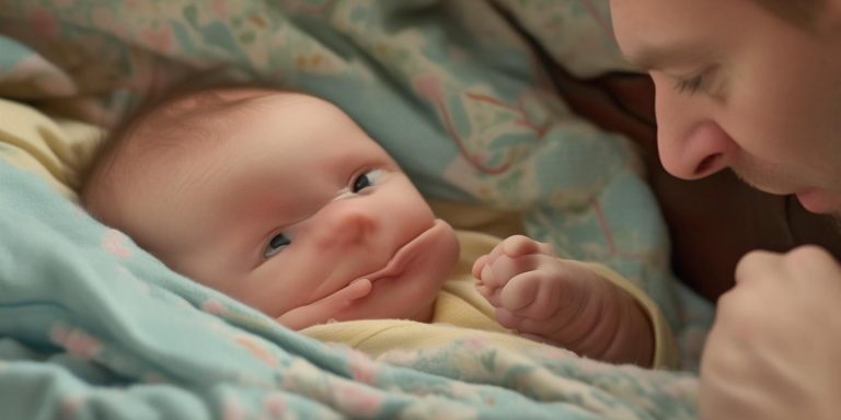 47天婴儿清晰回应父亲 我困了 超前发育引热议