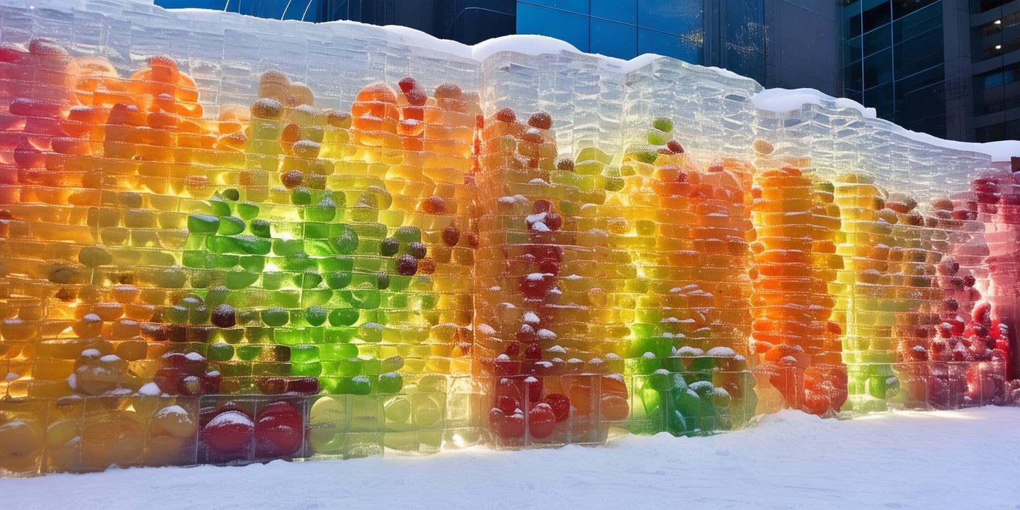 东北水果冰墙惊艳亮相 引爆冰雪旅游新热潮