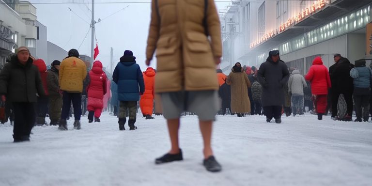 哈尔滨零下20℃外国游客光腿穿短裤 专家提醒勿模仿