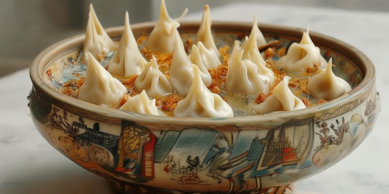 剩馄饨盘成文玩创意独特引热议