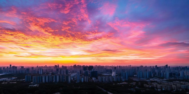 北京今晨绝美朝霞刷屏 网友盛赞色彩绚烂