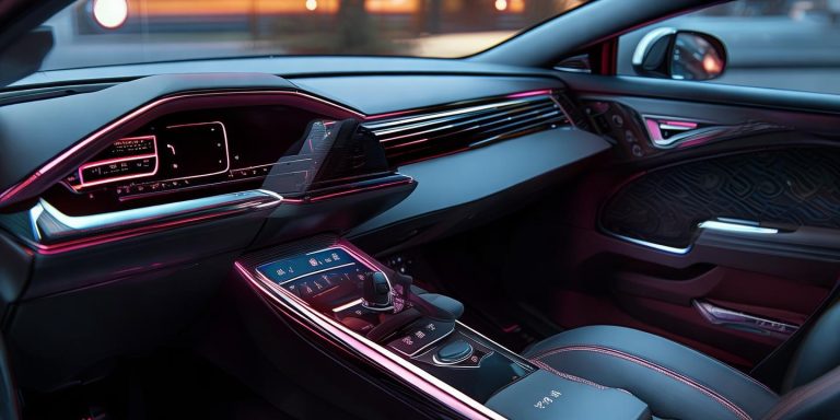 小米SU7内饰官图曝光 雷军点赞氛围灯设计质感升级