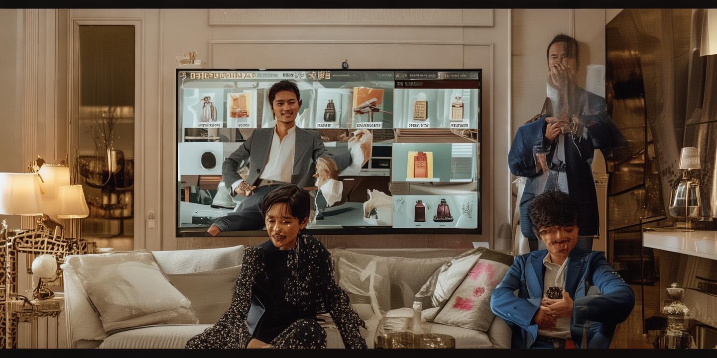 向佐直播卖二奢 家族式带货成新趋势吗