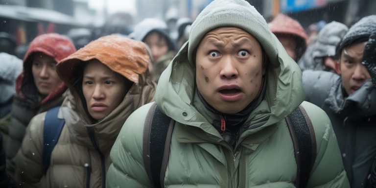 广东冷到老外崩溃 网友：春天更冷魔法攻击