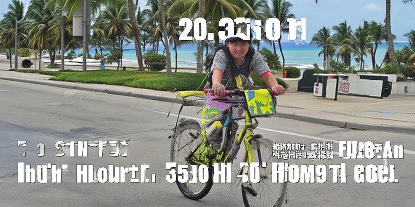 西安小伙骑小黄车3500公里瘦20斤抵达三亚挑战成功