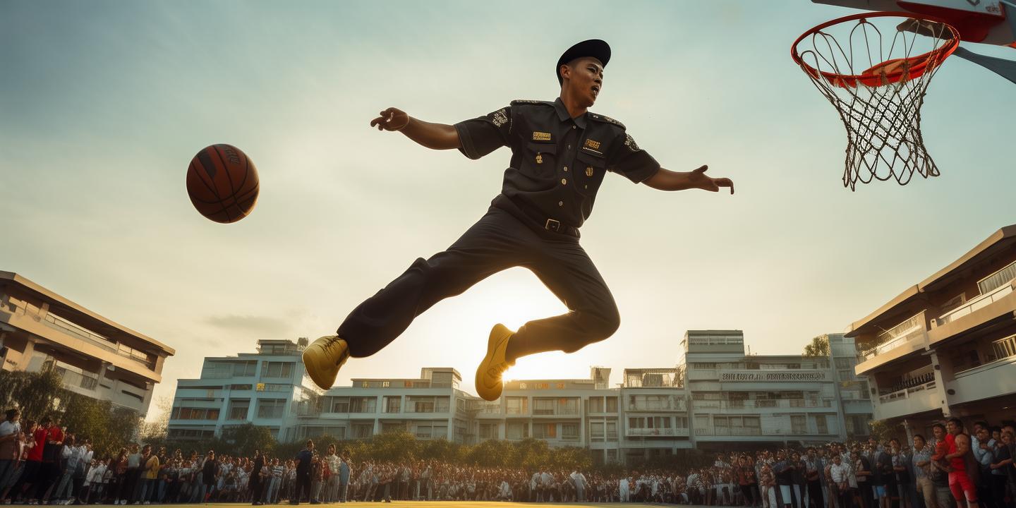 广州华立学院保安花式篮球惊艳全场 20余年街头篮球经验引热议