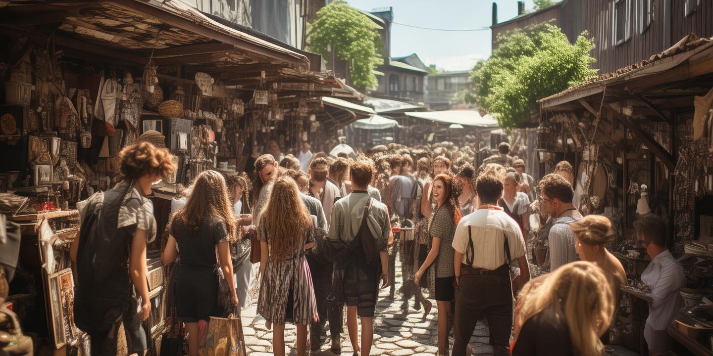 年轻人新宠赶大集 复古市集文化复兴体验插图 年轻人新宠赶大集 复古市集文化复兴体验