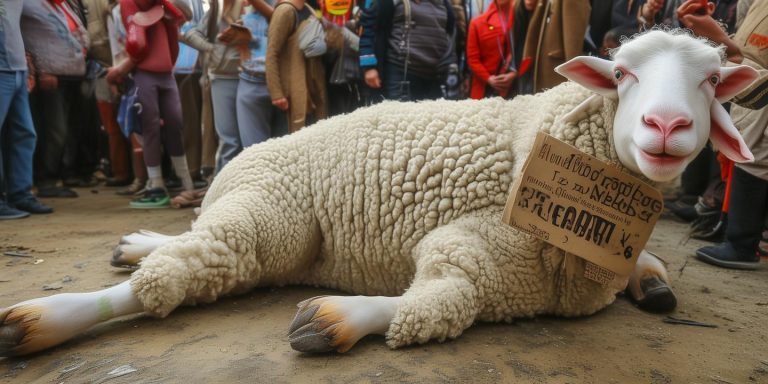 天价求购13万装死小羊 反差萌引关注