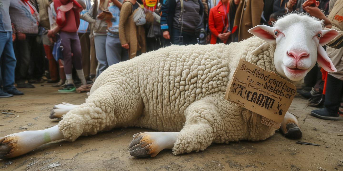 天价求购13万装死小羊 反差萌引关注插图 天价求购13万装死小羊 反差萌引关注