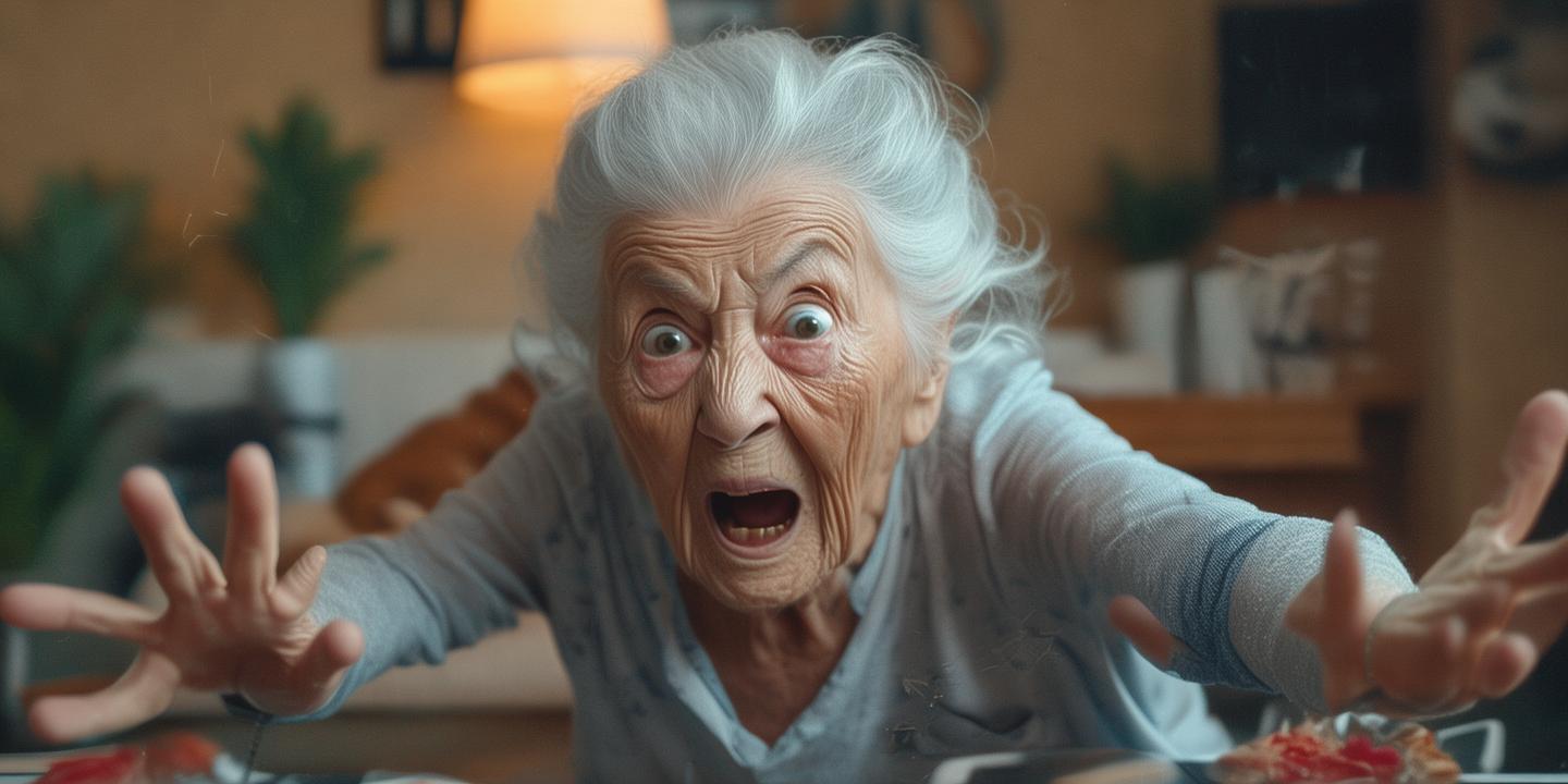 91岁奶奶追剧上头怒拍电视 家人换防爆屏宠溺真性情