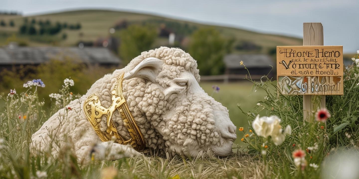 装死羊身价30万主人拒售要为家乡代言