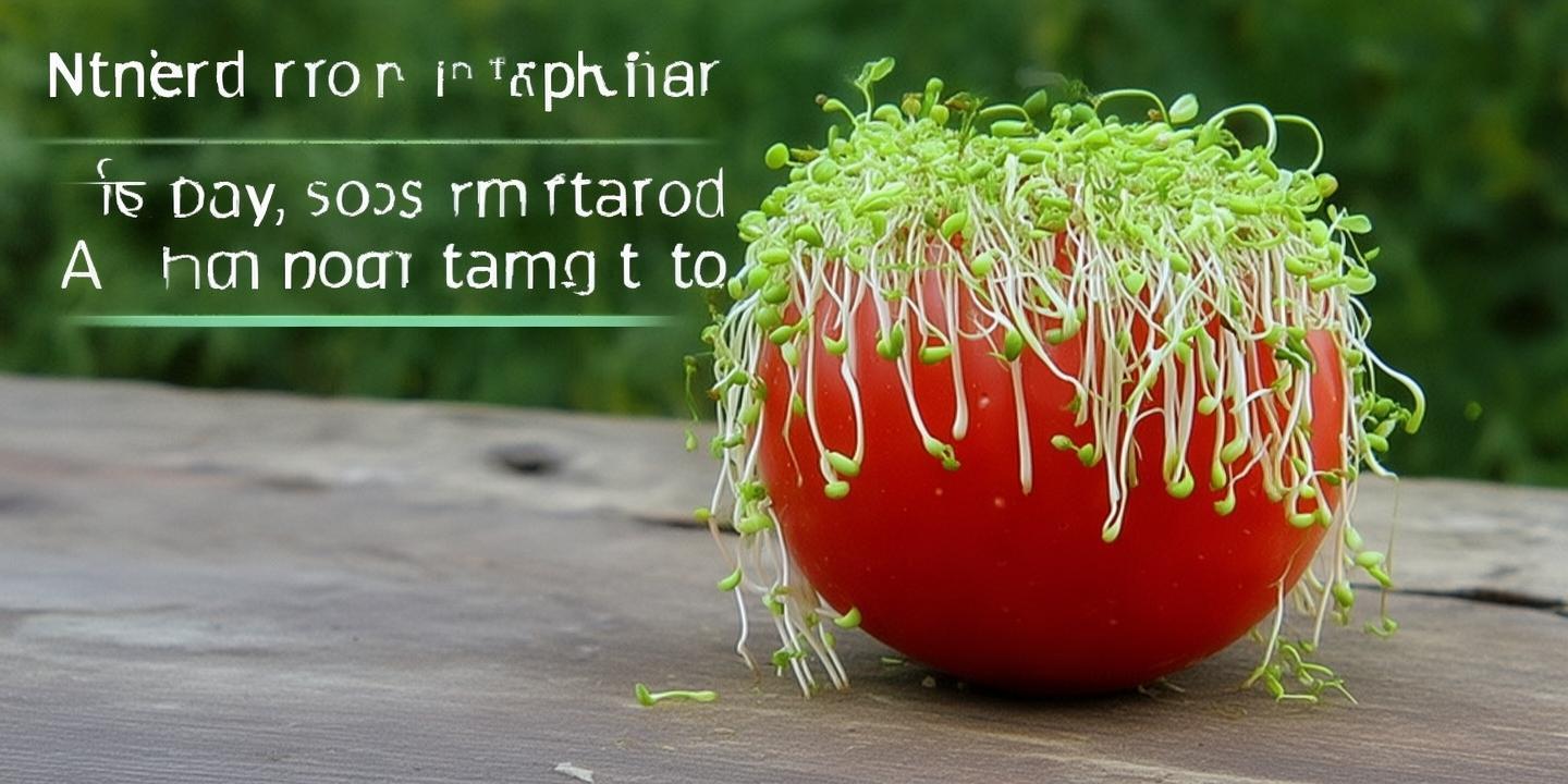 西红柿放30天长满豆芽 专家：可食用但营养口感变差