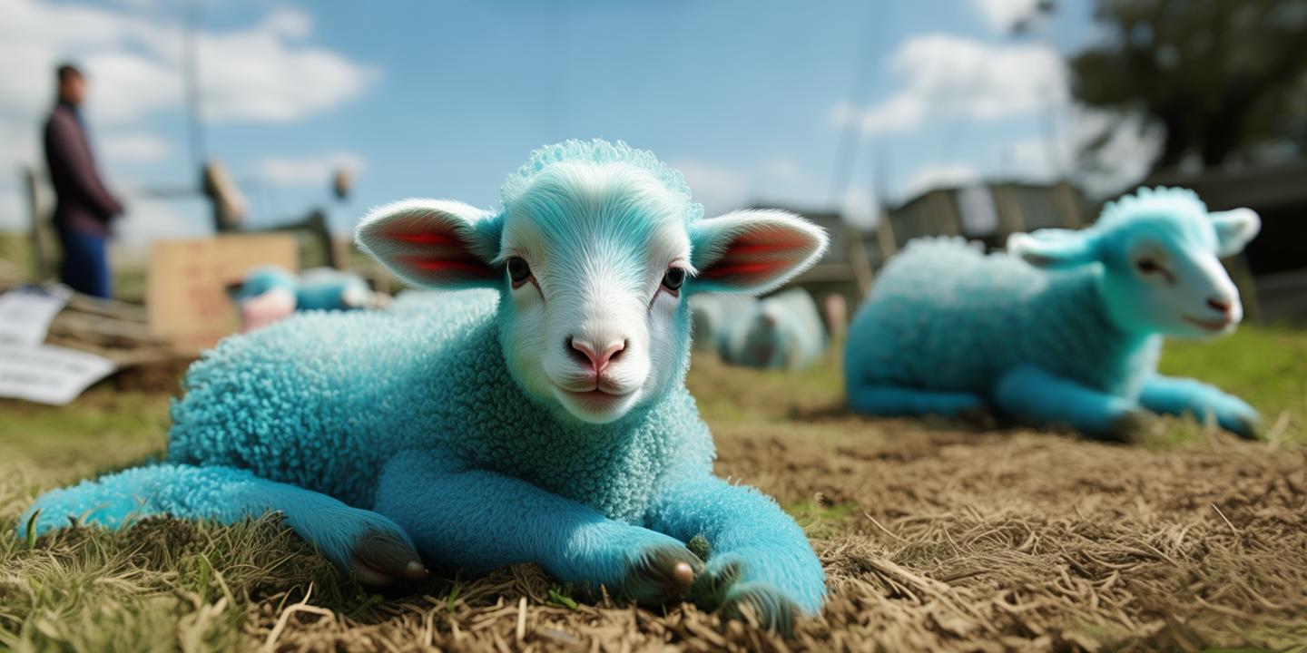 装死小羊基因突变引关注 人工繁殖或值30万