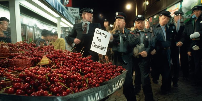 法务下班偷车厘子被捕 以一赔十追悔莫及