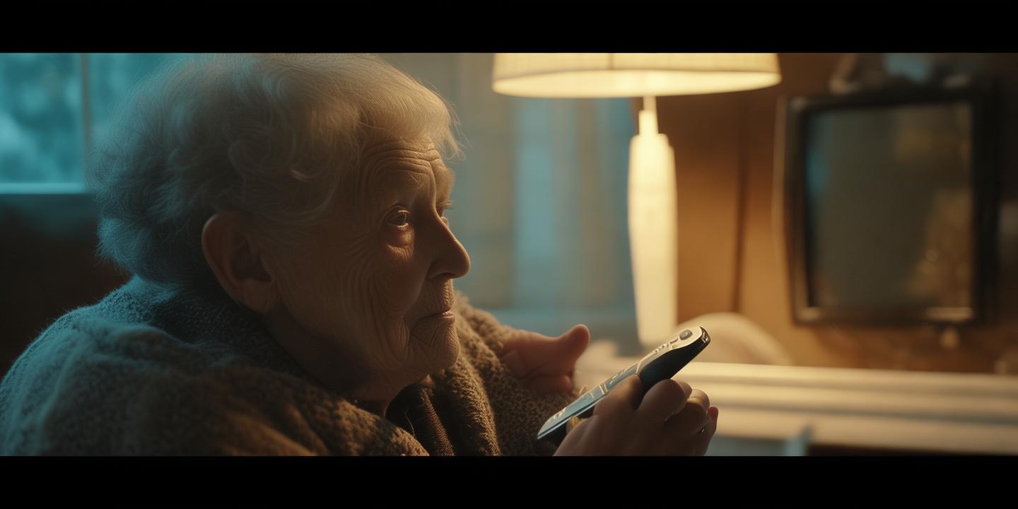 儿子悄悄带走空调遥控器温暖90岁节俭母亲