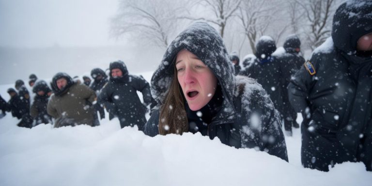 蚌埠女子雪地冻8小时 警民紧急救援获救