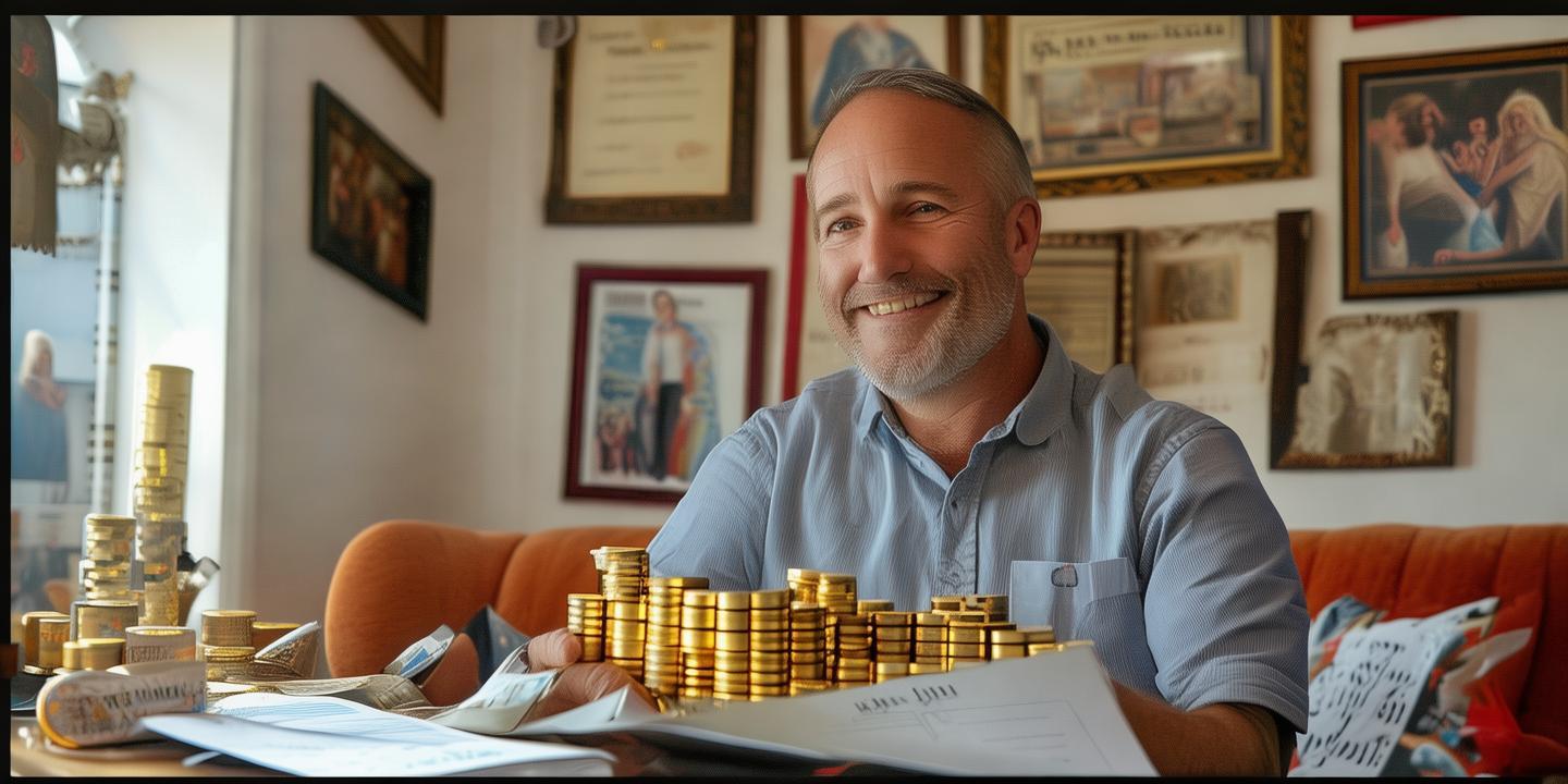 男子15年购金170万创收百万 爱妻爱女理财典范