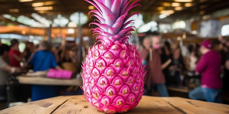 800元一颗粉菠萝引爆热搜 17年研发的稀有转基因水果