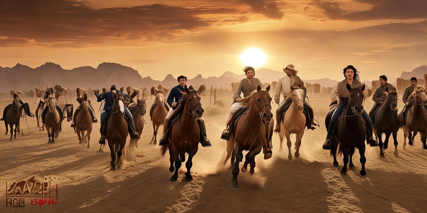 《镖人》全年龄演员真骑马拍 惠英红64岁飒翻全场插图 《镖人》全年龄演员真骑马拍 惠英红64岁飒翻全场