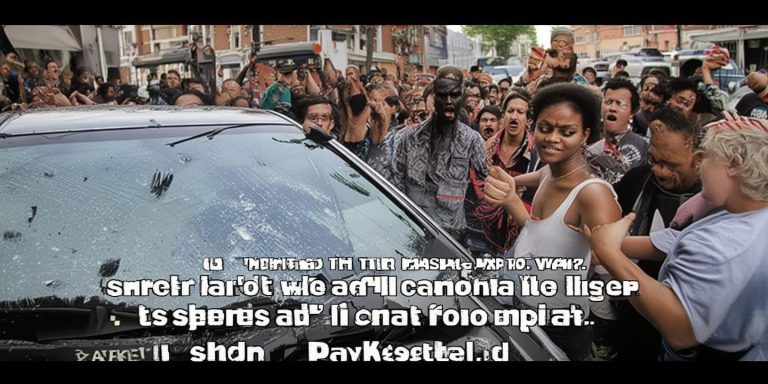 女子开水浇他人车玻璃致炸裂 回应引众怒：赔钱就行