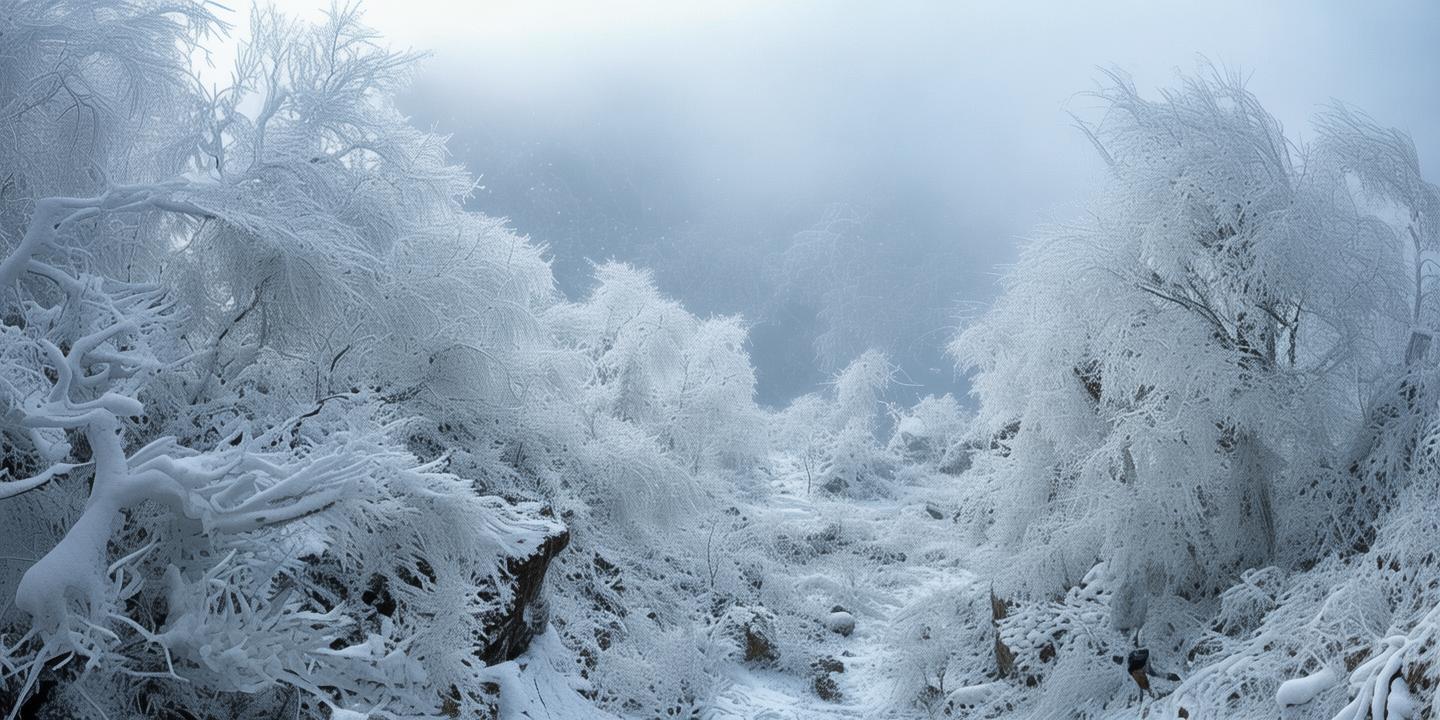 衡山雾凇冰封如冰河世纪 步行登山需10小时谨慎前往插图 衡山雾凇冰封如冰河世纪 步行登山需10小时谨慎前往