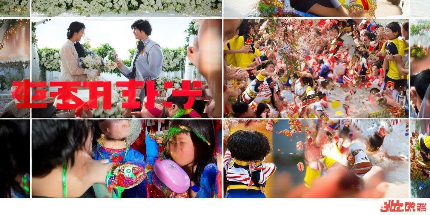 新人婚礼偶遇学生讨喜糖 百子送福引网友热议