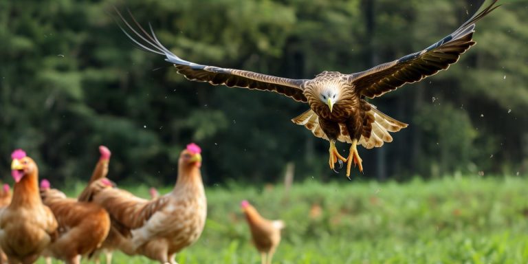 溆浦养殖场监控拍下老鹰秒速抓鸡真实画面引发热议