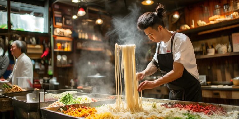 美国小伙餐厅拉面绝技惊艳网友 中国非遗技艺获国际认可