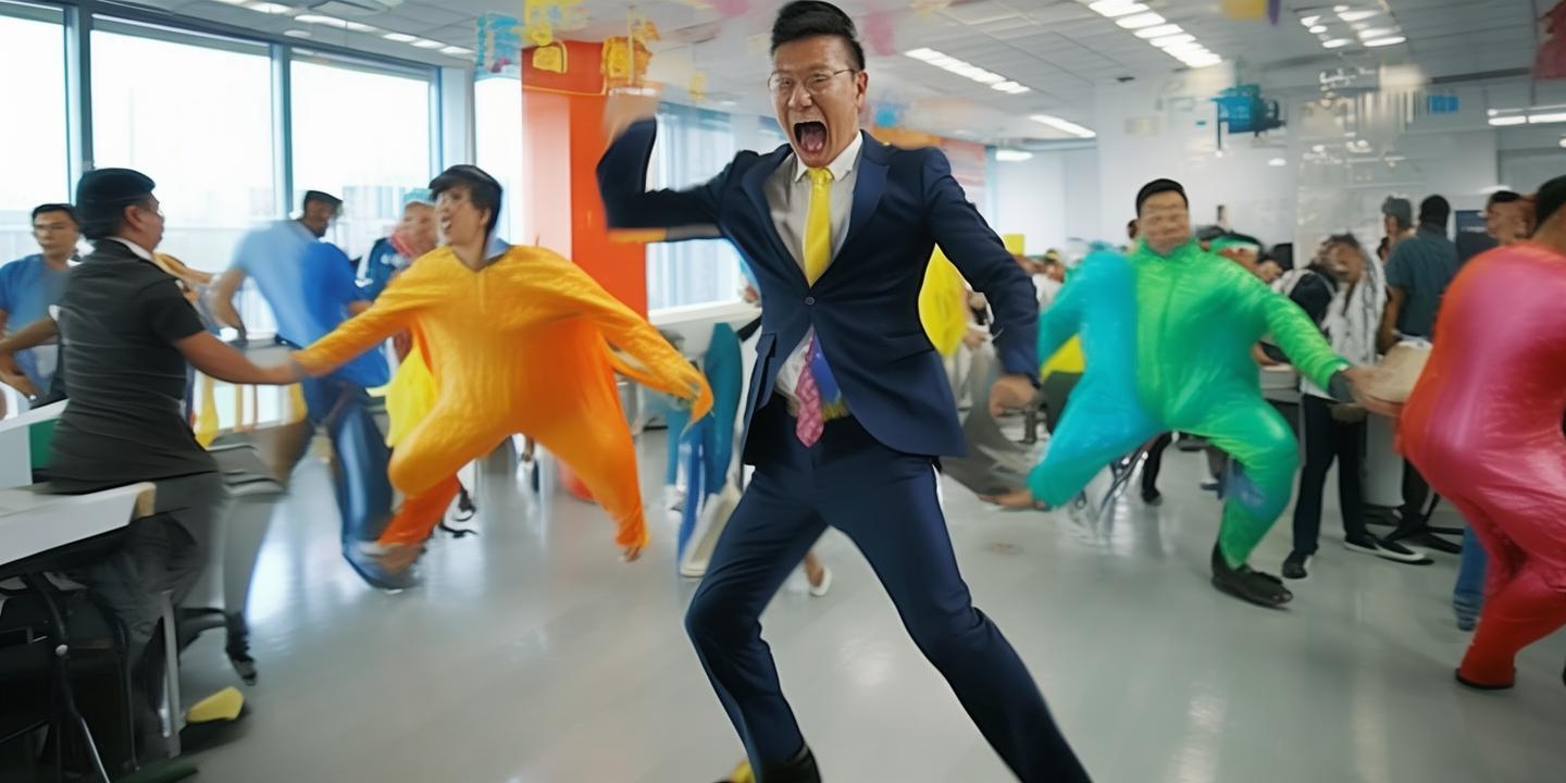 广州公司老板魔性舞蹈出圈 职场反差萌引爆网络热议