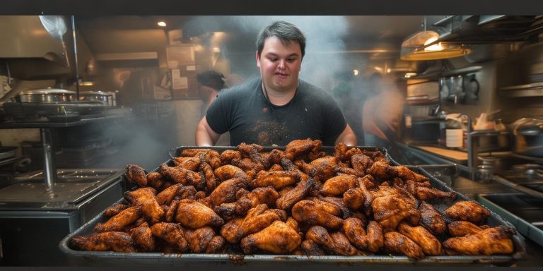 男生寒假打工烤糊200多个鸡翅 老板暖心处理引热议