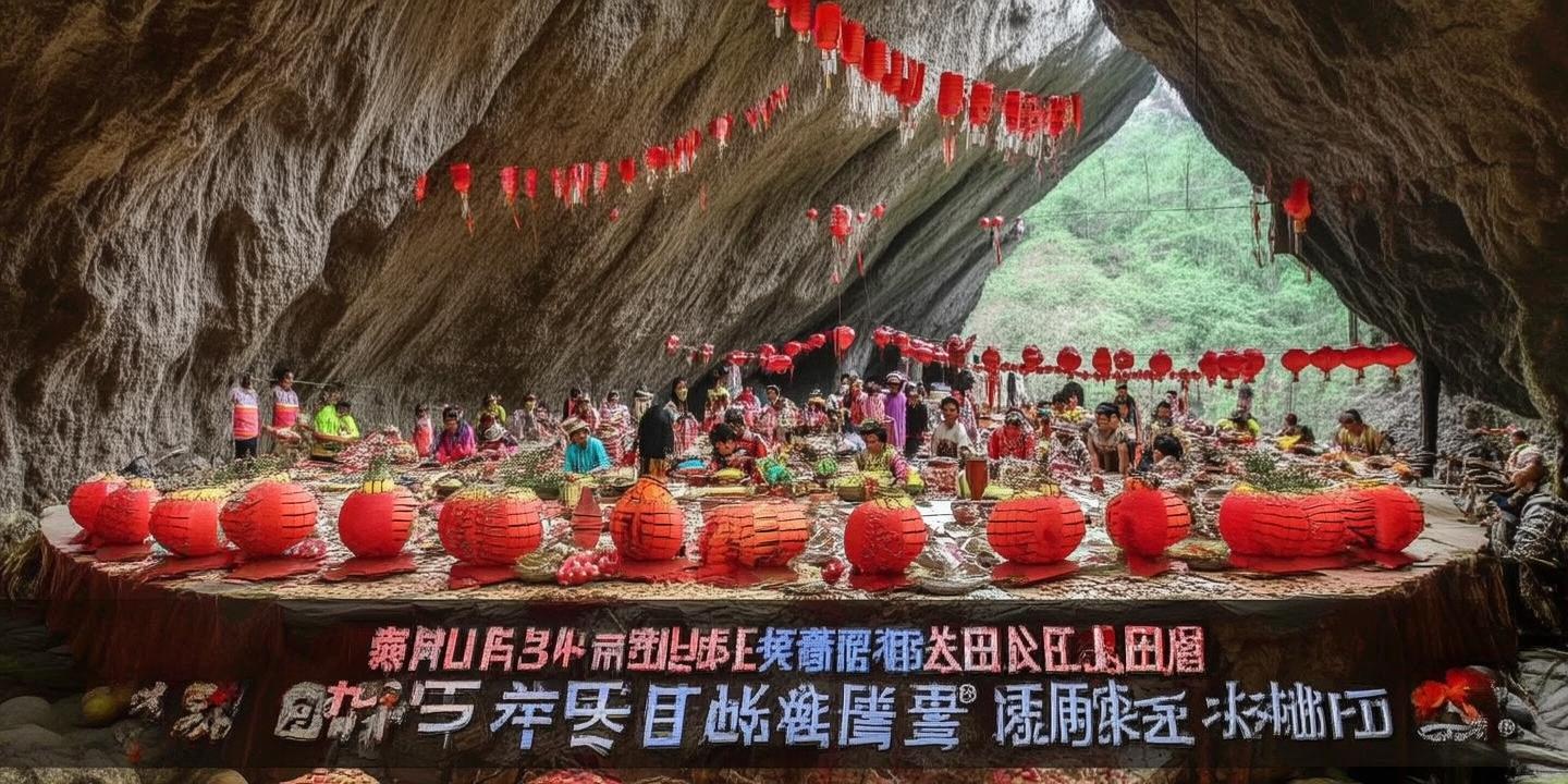 湖南村民山洞办酒席冬暖夏凉引网友热议