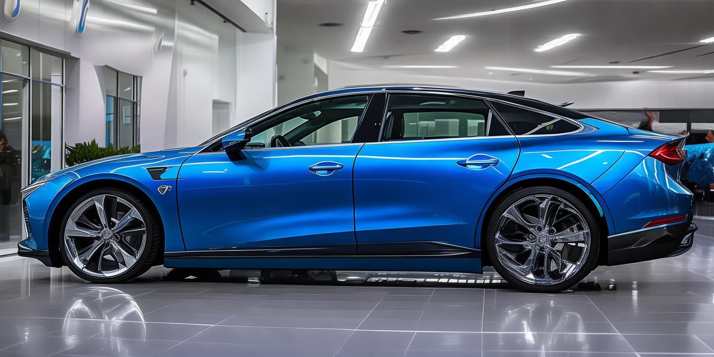 新一代小米SU7到店体验 卡布里蓝车身惊艳亮相