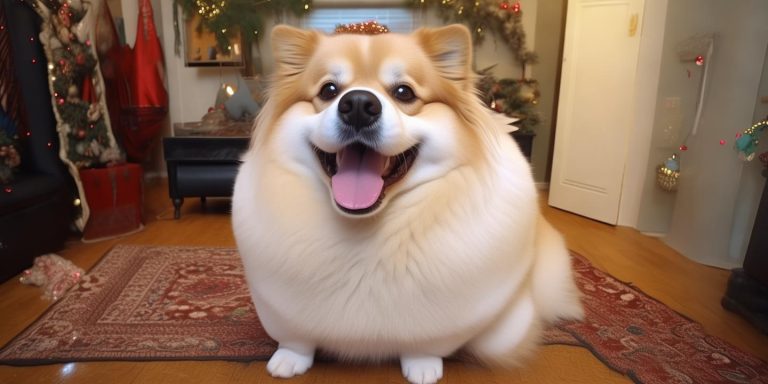 减肥一年终以最胖姿态迎接新年小胖狗视频引发网络热议