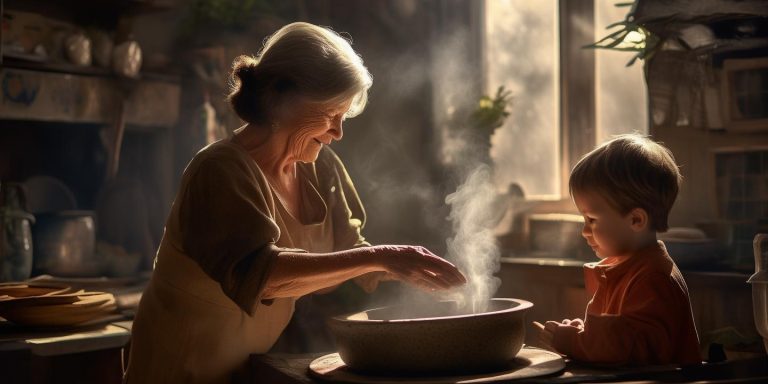 奶奶压锅石引发全网温情回忆 祖孙情深感动无数网友