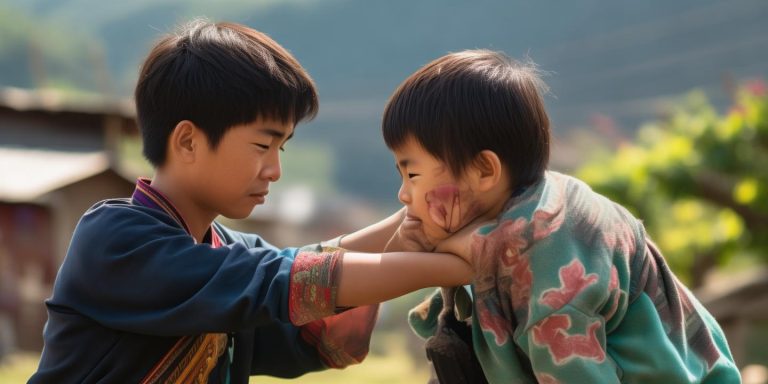 云南哥哥安抚腮腺炎弟弟得知传染秒变脸引发热议