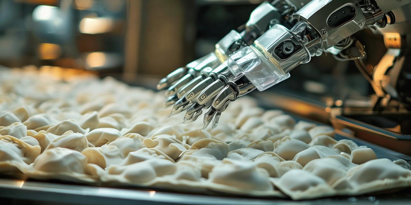 机器人包饺子突破92.7%成功率 指纹清晰展现技术革新