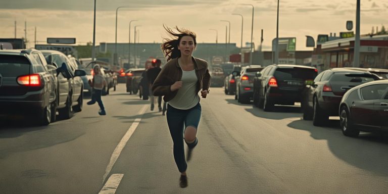 女子高速服务区被家人遗忘狂追3公里警示安全须知