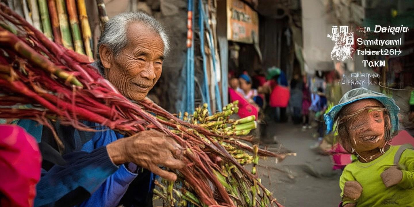 于东来退休后现身老家街头卖甘蔗 童叟无欺圈粉无数
