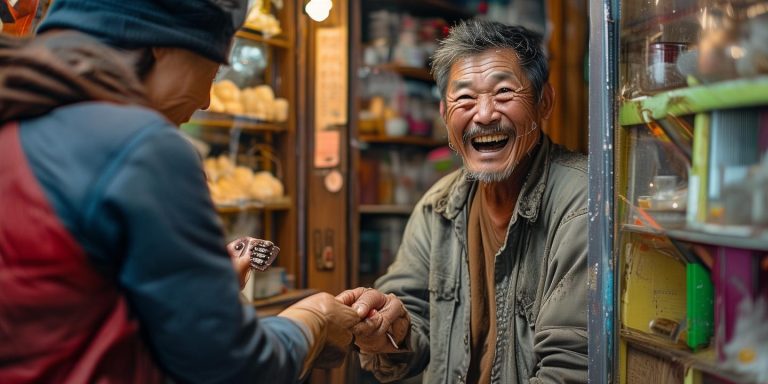 东北人做生意随性豪爽 顾客未开门竟获进门密码暖心故事