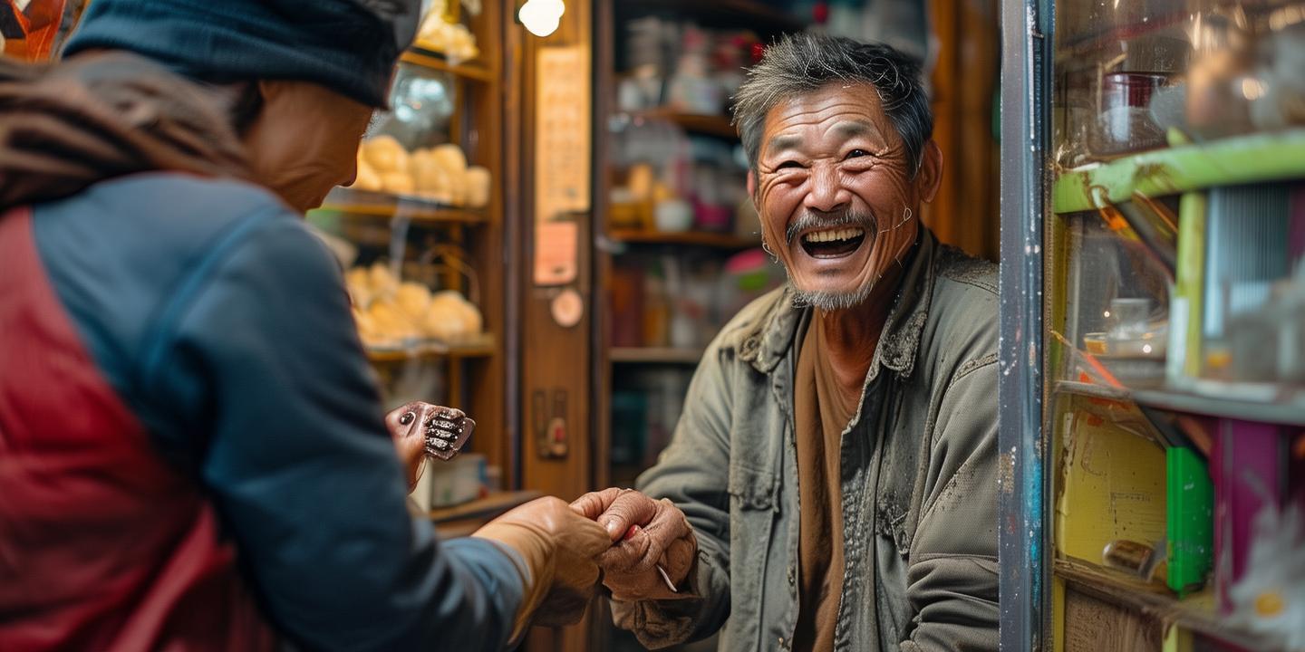 东北人做生意随性豪爽 顾客未开门竟获进门密码暖心故事