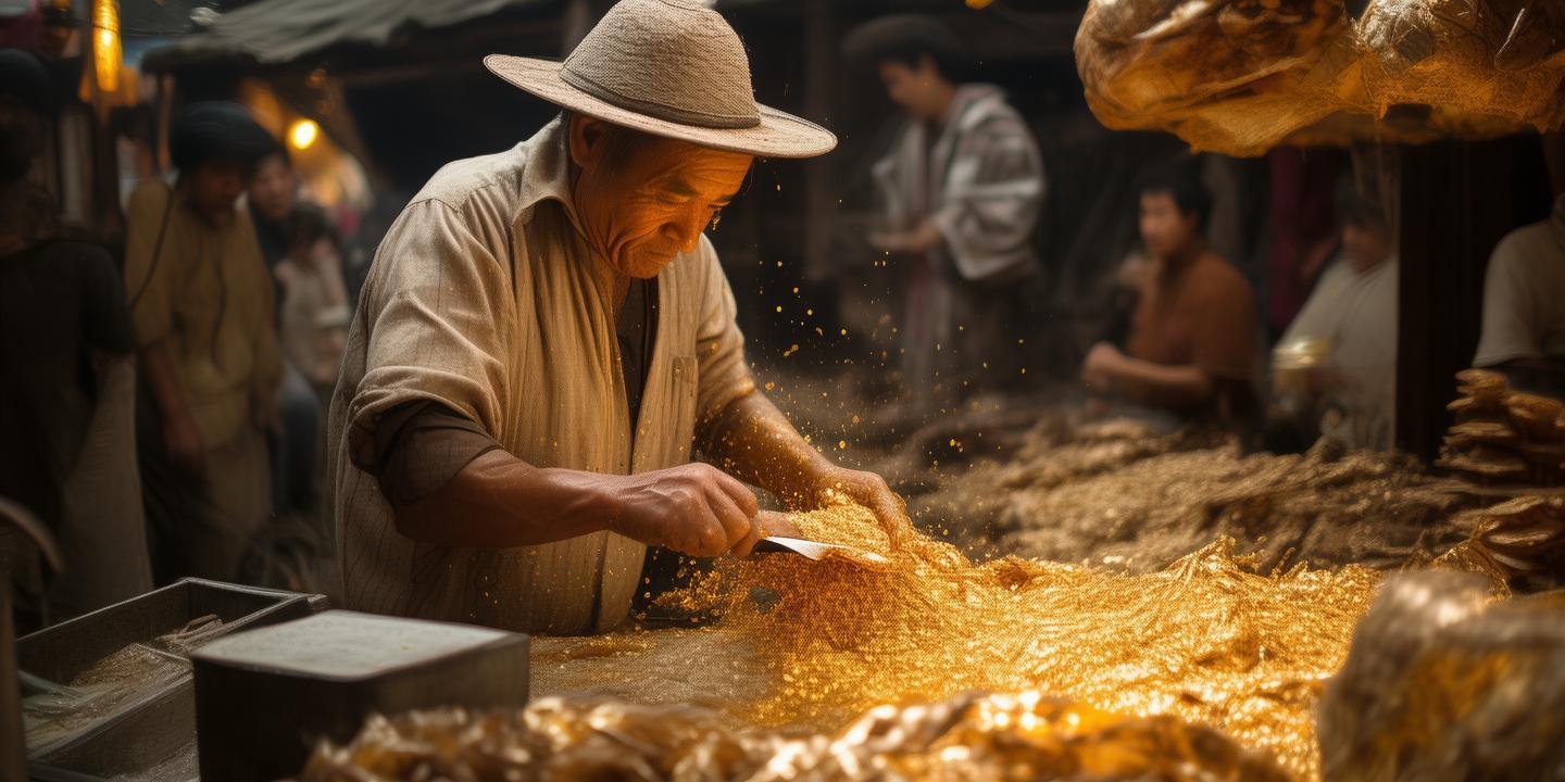 湖南男子杀鸭剖出黄金颗粒引热议 金粒或来自河道开采历史插图 湖南男子杀鸭剖出黄金颗粒引热议 金粒或来自河道开采历史